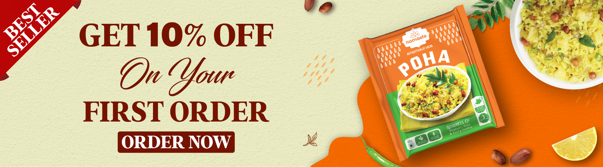 Best seller Banner Poha