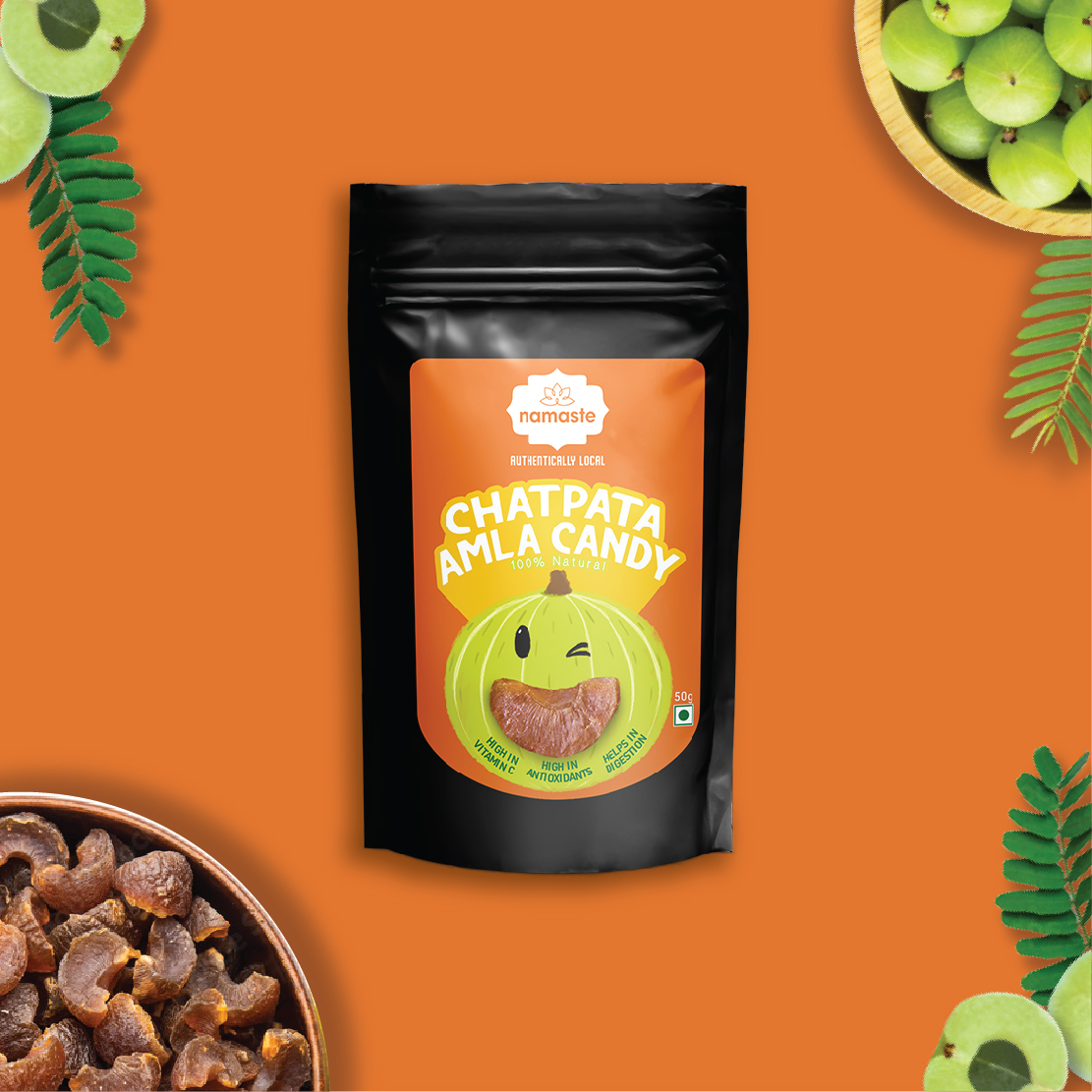 Chatpata Amla Candy (50g)