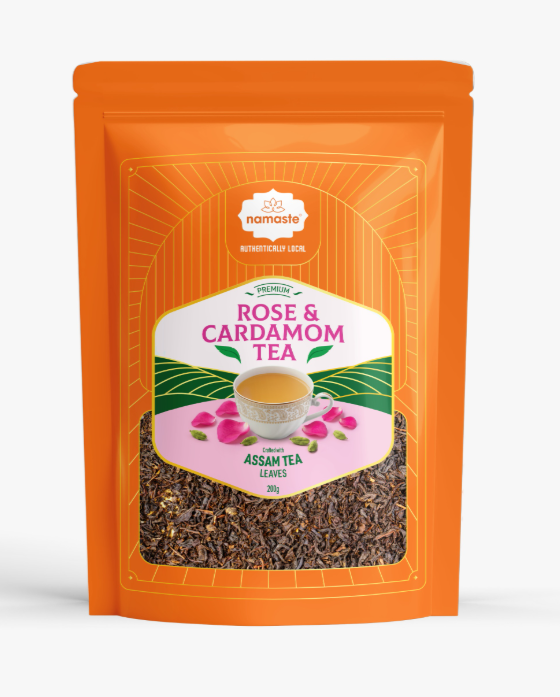 Assam tea- Rose & Cardamom (200g)