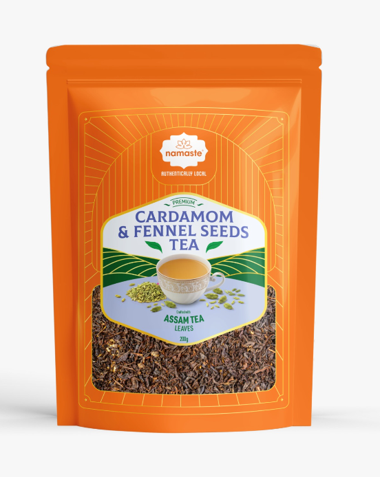 Assam tea- Cardamom & Fennel Seeds (200g)